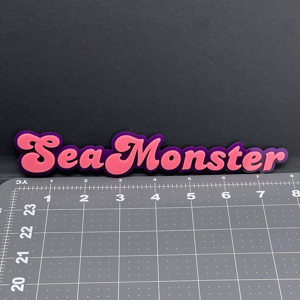 1PC SeaMonster Emblem – 3D Acrylic Tailgate Badge Decal for Car, Truck, SUV