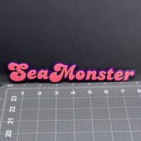 1PC SeaMonster Emblem – 3D Acrylic Tailgate Badge Decal for Car, Truck, SUV