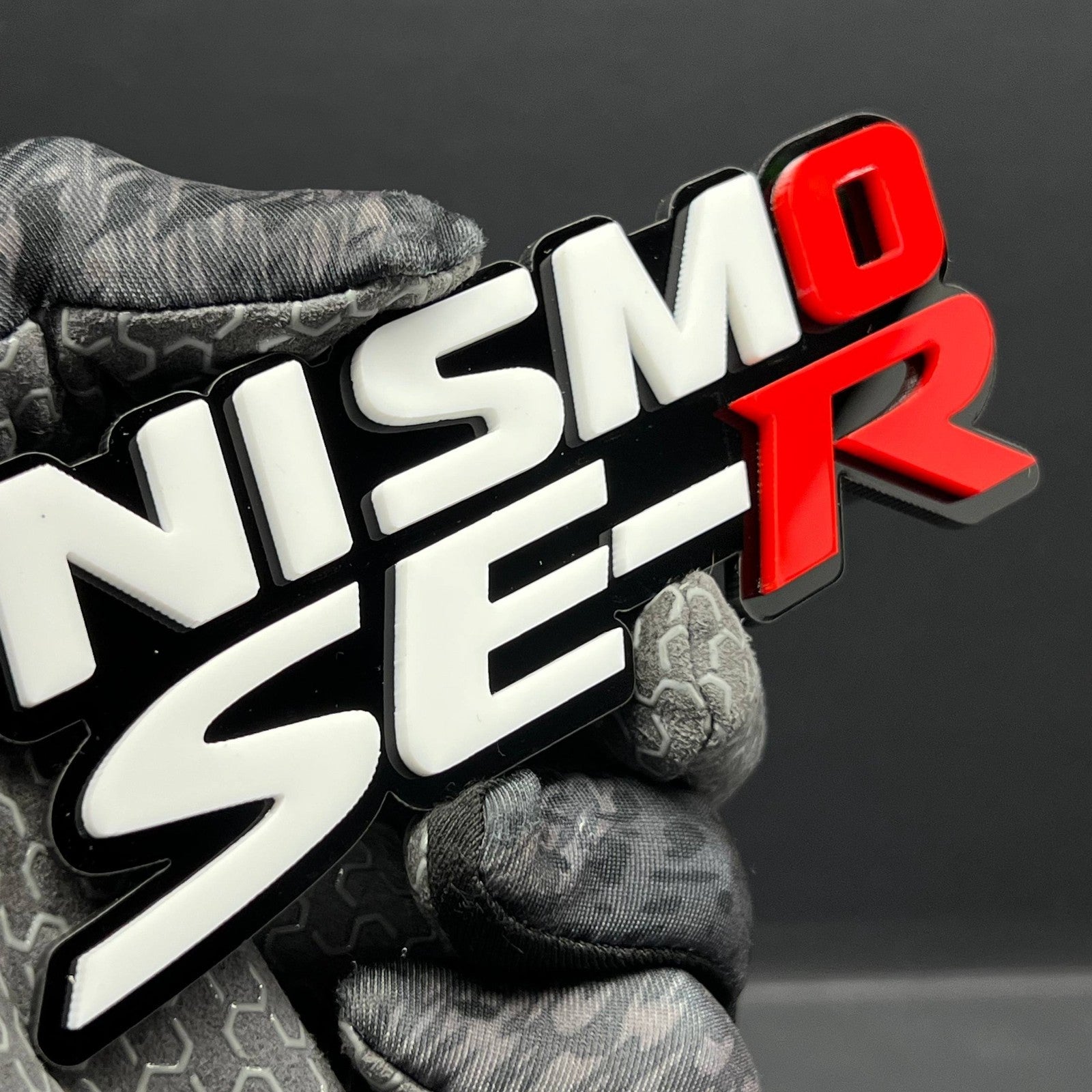 1pcs NISMO SE-R Multicolor 3D Car Emblem – Durable Acrylic Fender & Trunk Decal