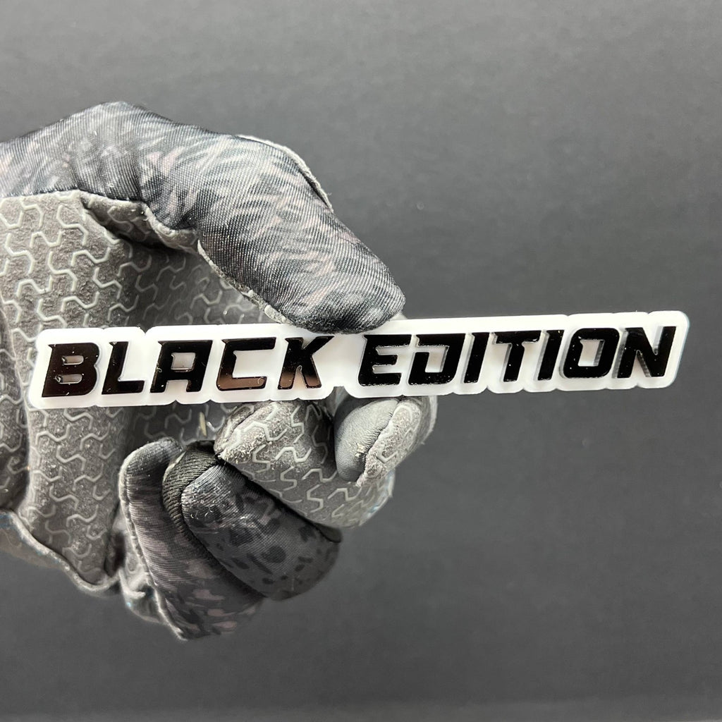 1PC Black Edition Emblem – Durable 3D Acrylic Car, Truck & SUV Badge