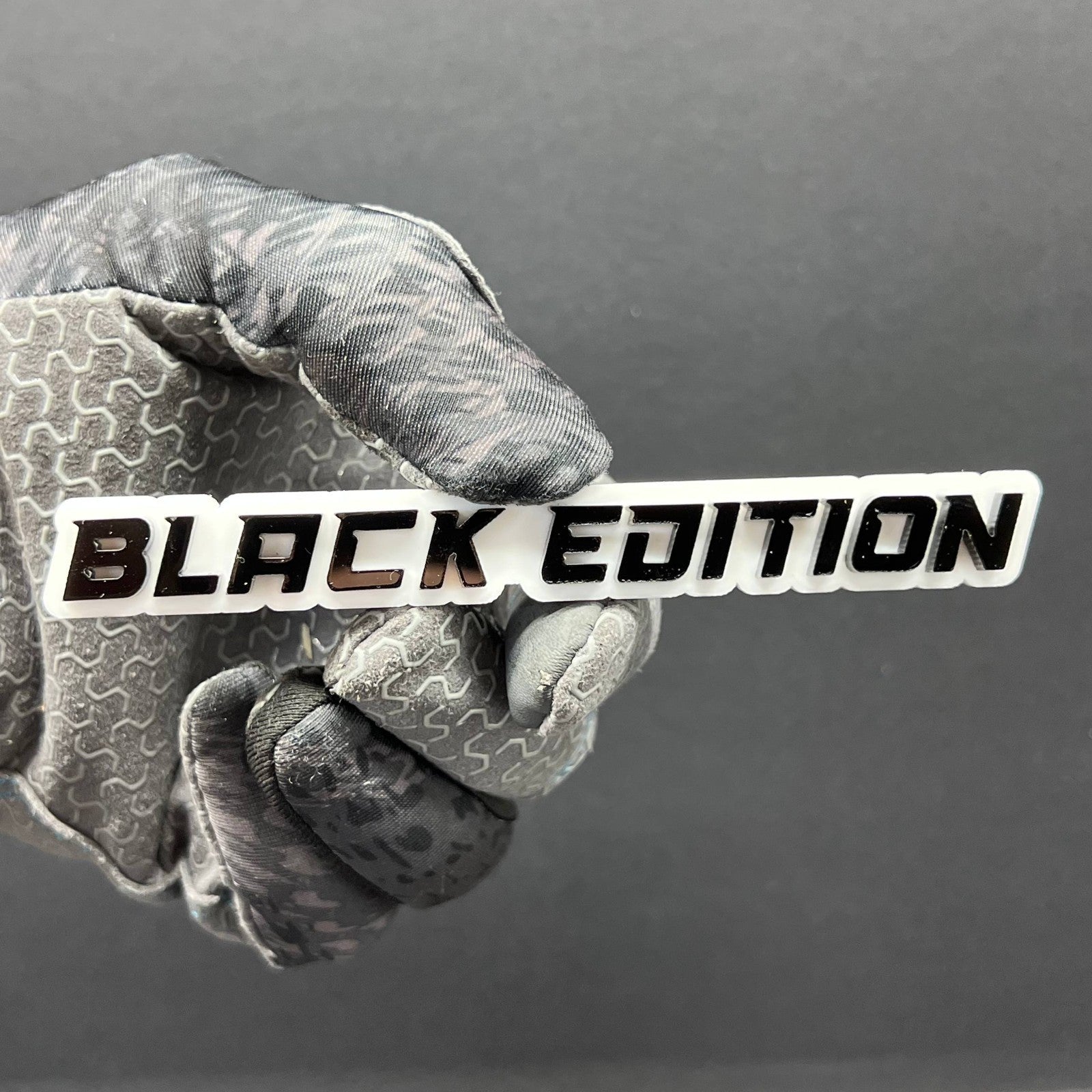 1PC Black Edition Emblem – Durable 3D Acrylic Car, Truck & SUV Badge