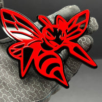 Hornet Bee 3D Acrylic Emblem Set – Custom Aggressive Fender Badges (2PCS)