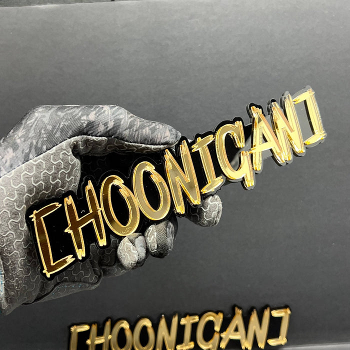 2PCS HOONIGAN Multicolor 3D Emblems – Drift Car Fender Badges for JDM Vehicles