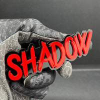 1PC SHADOW Emblem – 3D Acrylic Tailgate Badge Decal for Car Truck SUV