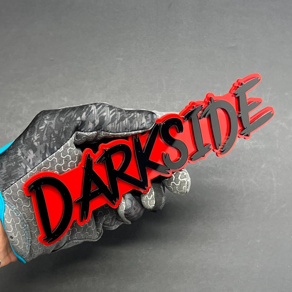 1PC DARKSIDE Emblem – 3D Multicolor Acrylic Car Fender & Tailgate Badge