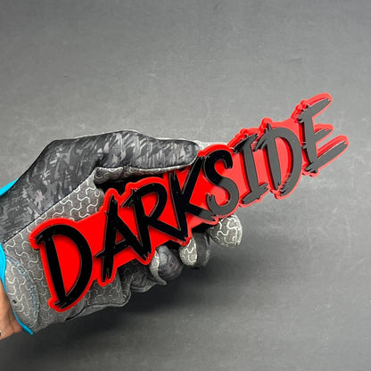 1PC DARKSIDE Emblem – 3D Multicolor Acrylic Car Fender & Tailgate Badge