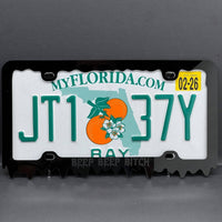 Beep Beep Bitch Black License Plate Frame Cover, Frame, Car Frame