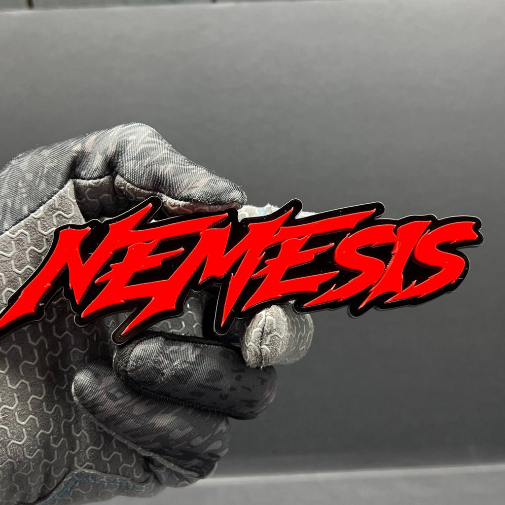 1PC NEMESIS Emblem – Custom Multicolor 3D Acrylic Car & Truck Badge