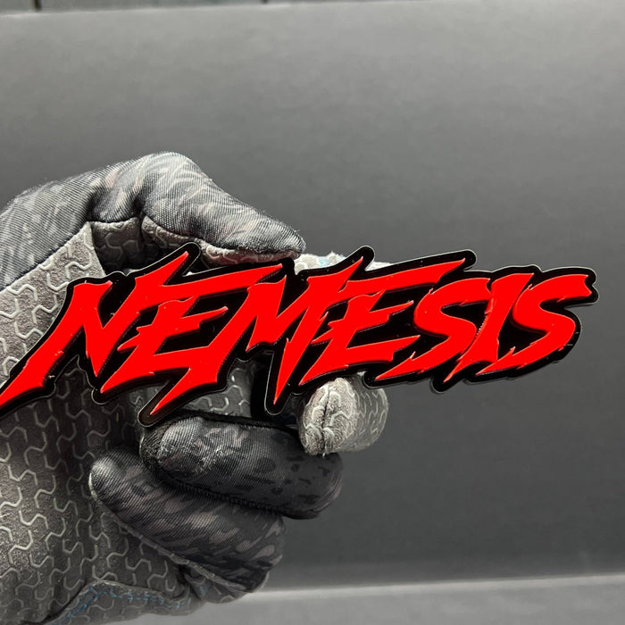 1PC NEMESIS Emblem – Custom Multicolor 3D Acrylic Car & Truck Badge