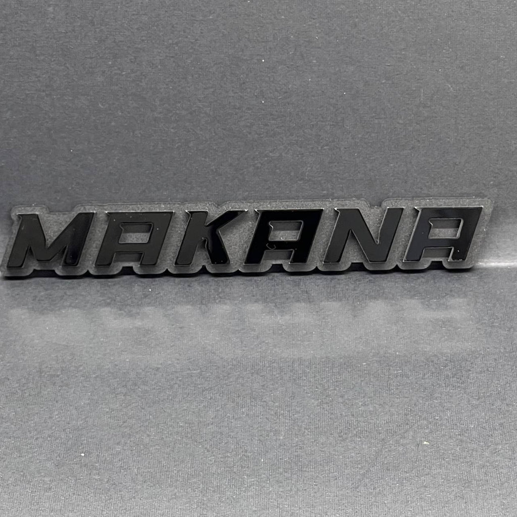 1PC MAKANA Emblem – 3D Acrylic Tailgate or Fender Badge for Truck SUV Car