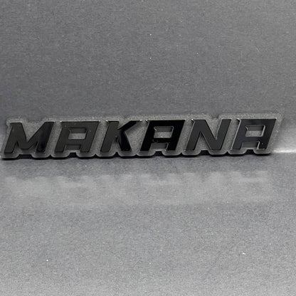 1PC MAKANA Emblem – 3D Acrylic Tailgate or Fender Badge for Truck SUV Car