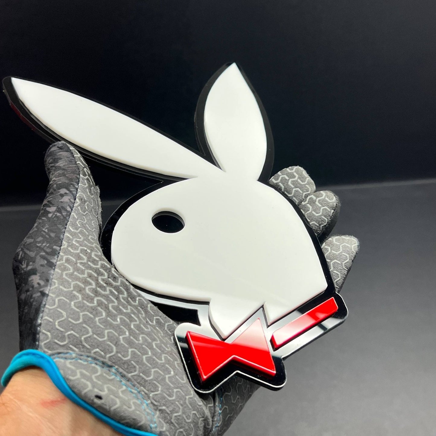 PLAYBOY 3D Acrylic Emblem – Custom Badge for Cars, SUVs & Trucks (1PC)