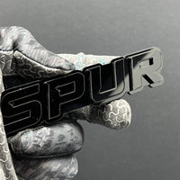 1pc SPUR Multicolor 3D Car Emblem – Easy Install Acrylic Badge for Cars & SUVs