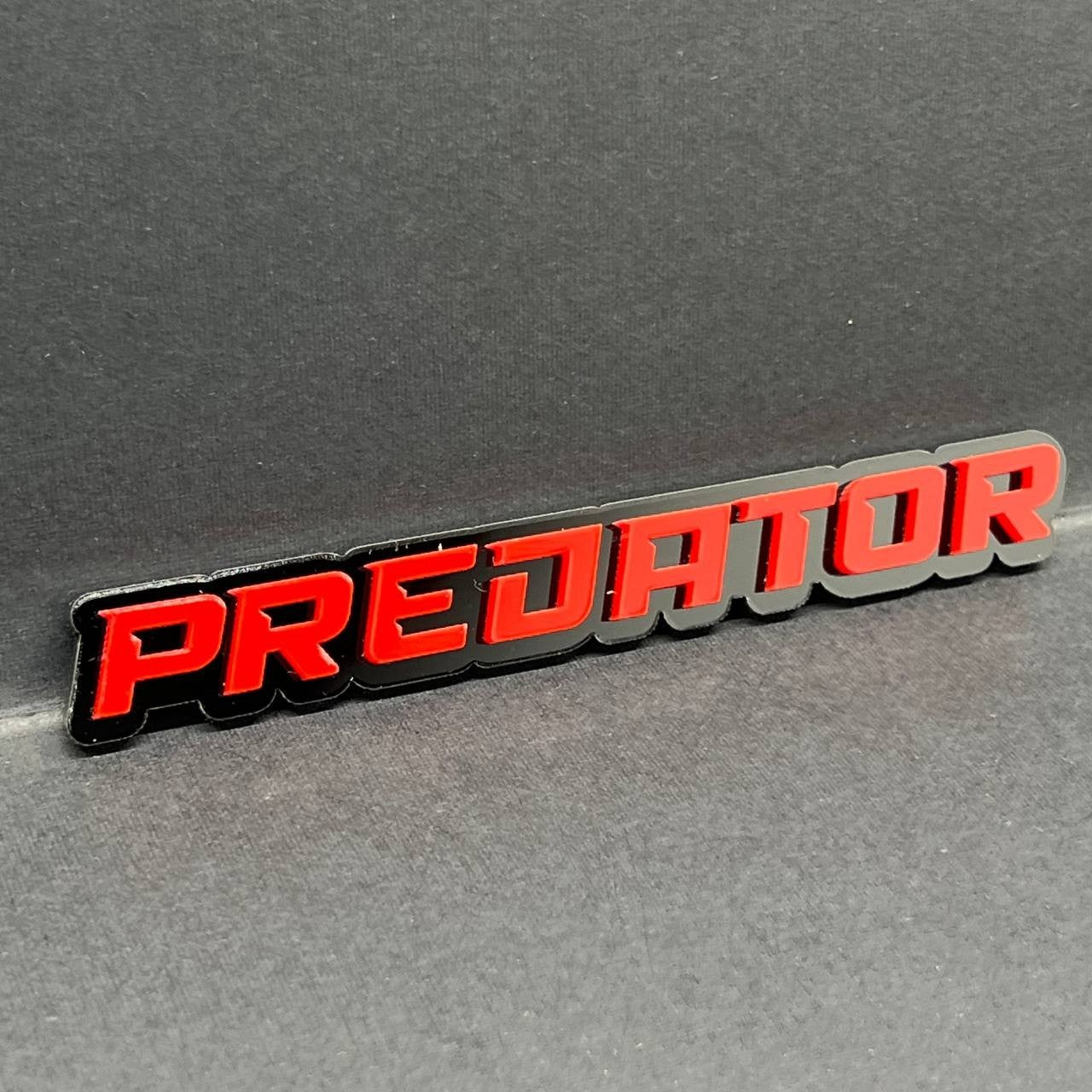 1PC Predator Emblem – Custom 3D Acrylic Multicolor Badge for Ford F-150 & Trucks