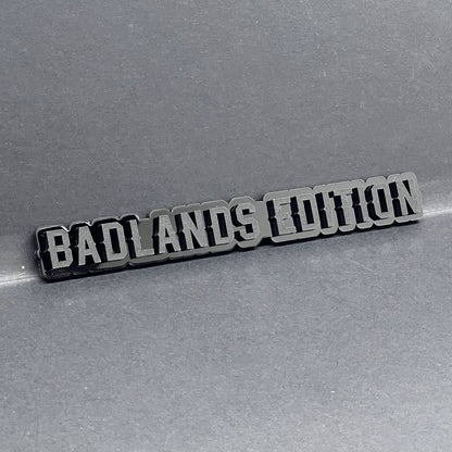 1PC Badlands Edition Badge – Custom Acrylic Multicolor Emblem Decal for Car
