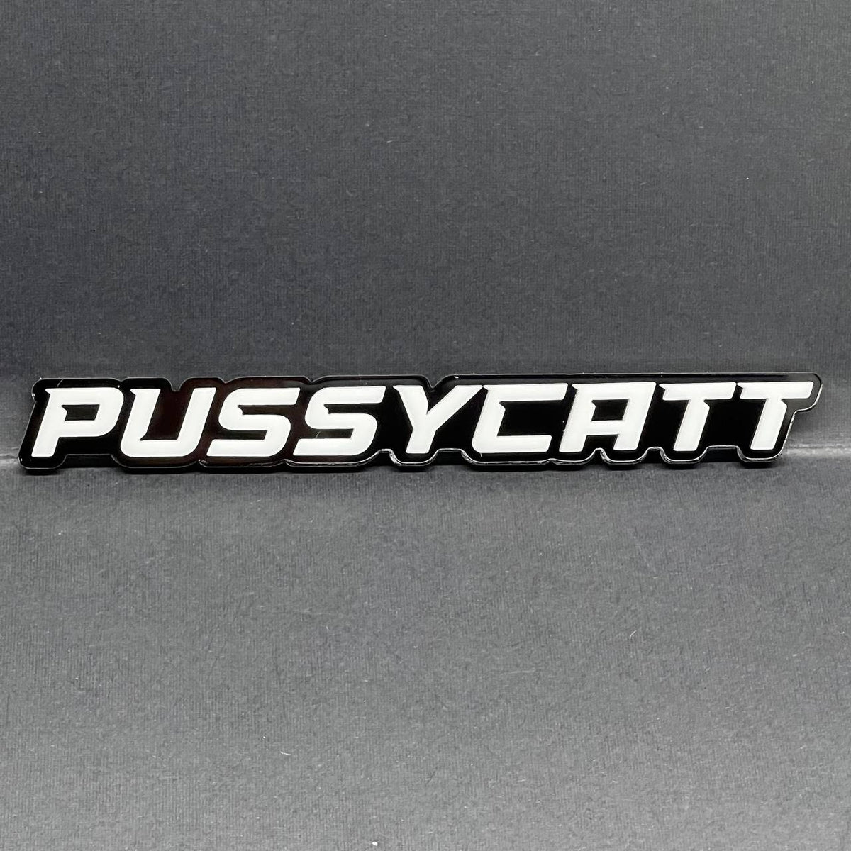 1PC PUSSYCATT Emblem – 3D Acrylic Tailgate or Fender Badge for Truck SUV Car