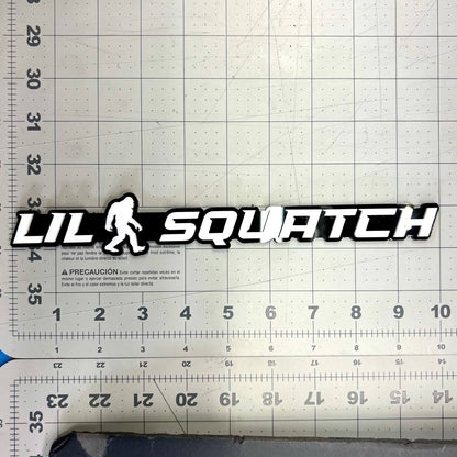 1pc LIL SQUATCH 3D Emblem – Custom Multicolor Acrylic Badge for Car, Truck & SUV
