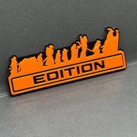 1PC Lord of the Rings Emblem – Custom 3D Multicolor Acrylic Car Badge