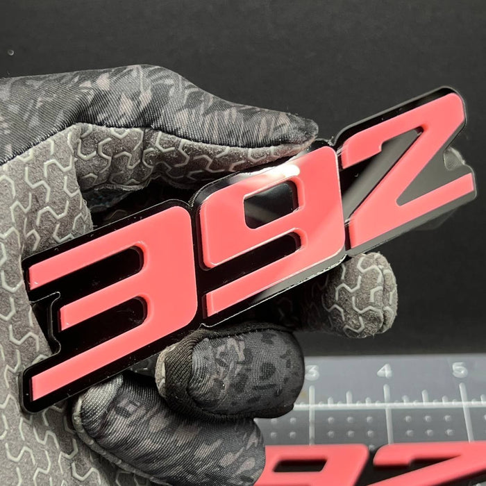 392 Emblem Badge – Custom Acrylic Multicolor Car Fender Tailgate Decal 2PC