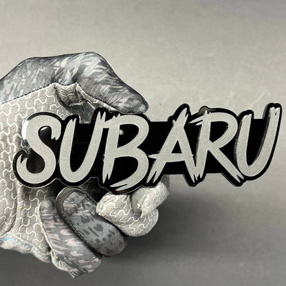 1pcs Subaru 3D Emblem – Multicolor Acrylic Car Badge Decal for Fender & Trunk