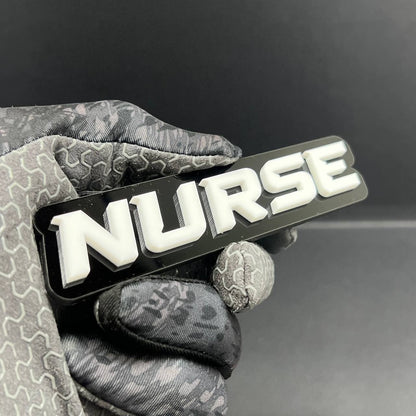 1PC NURSE Emblem – Acrylic Tailgate or Fender Badge for Car, SUV, Truck