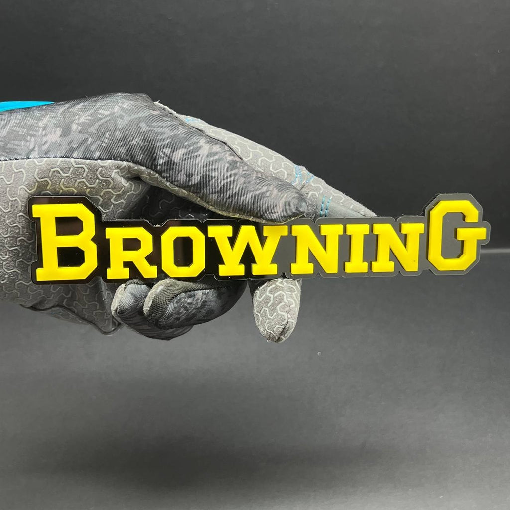 1PC Browning Emblem Custom Fender or Tailgate Badge for Car, SUV, or Truck