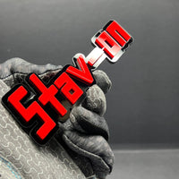 1PC STAV-on Emblem – Durable 3D Multicolor Acrylic Car Exterior Badge