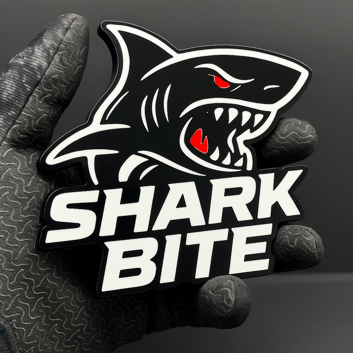 1PCS SHARK BITE - 3D Acrylic Car Fender & Trunk Decals