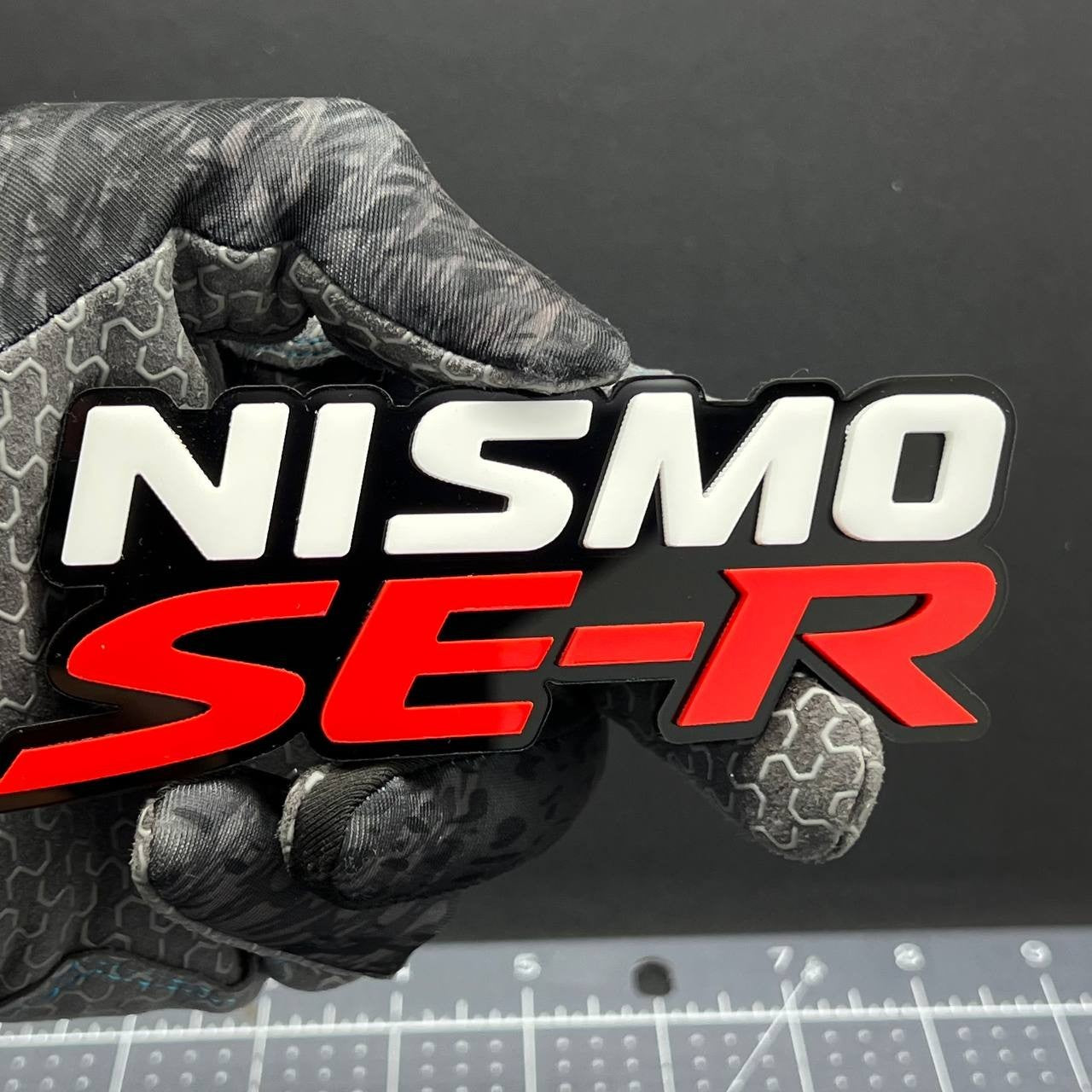 1PC NISMO SE-R Emblem – 3D Car Side Fender, Grille, or Trunk Badge Sticker Decal