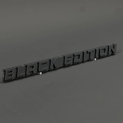 1PCS BLACK EDITION 3D Acrylic Badge – Car Truck Fender Tailgate Sticker Decal