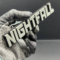 1PCS NIGHTFALL Emblem – Custom 3D Multicolor Acrylic Car Exterior Badge