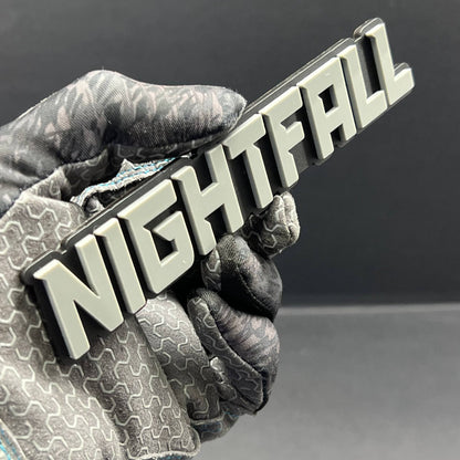 1PCS NIGHTFALL Emblem – Custom 3D Multicolor Acrylic Car Exterior Badge
