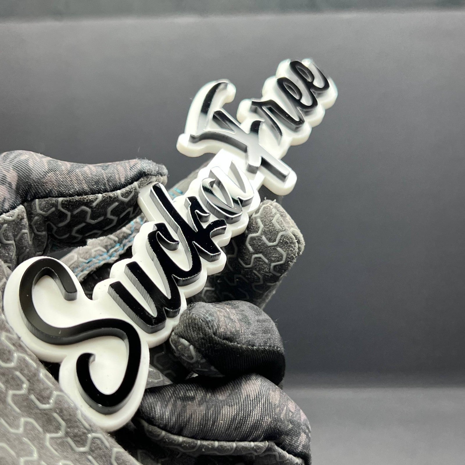 1PC SUCKA FREE Emblem – Custom 3D Multicolor Acrylic Car & Truck Badge