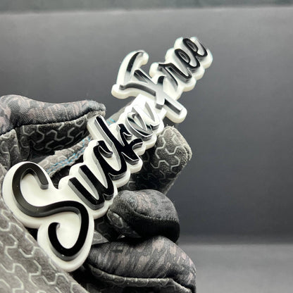 1PC SUCKA FREE Emblem – Custom 3D Multicolor Acrylic Car & Truck Badge