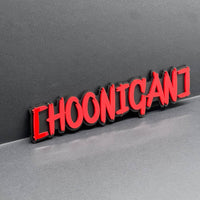 2pcs HOONIGAN Acrylic 3D Emblem Badge JDM Drift Style Sticker – MULTICOLOR