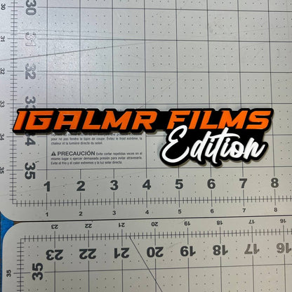 Custom Edition Emblem – 3D Multicolor Acrylic Car Badge Decal for Fender/Trunk