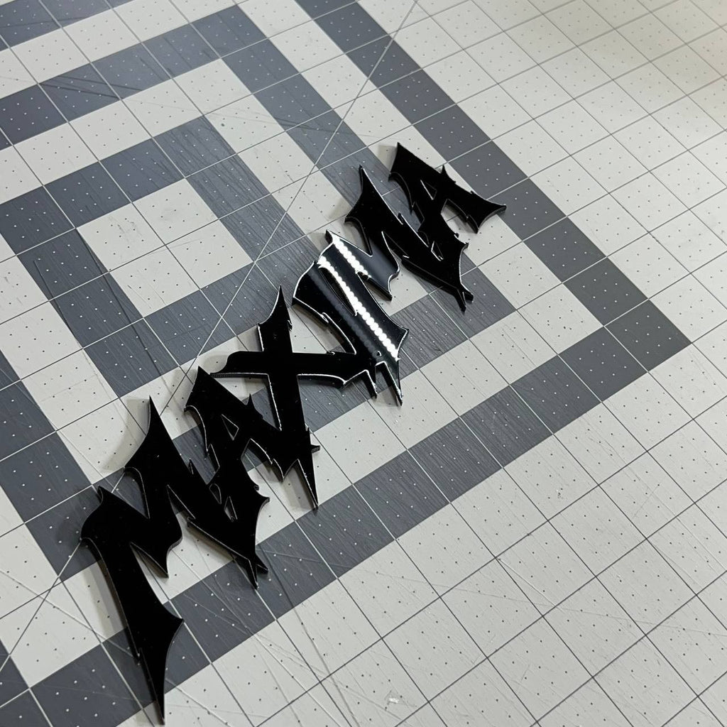 1PC MAXIMA Emblem – 3D Multicolor Acrylic Car Badge Decal Fits Nissan Maxima