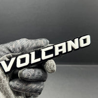 1PCS VOLCANO Emblem – 3D Multicolor Acrylic Car, Truck & SUV Badge Decal