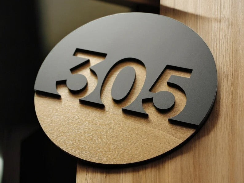 House Number Plaques Personalised Door Numbers Door Signs Custom Number Plate
