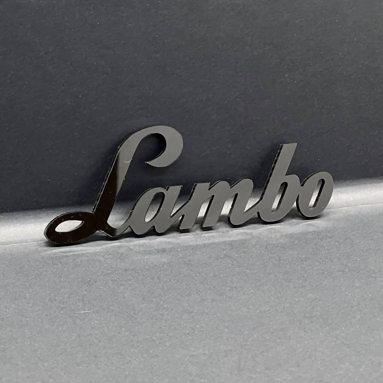 1PC Lamborghini Style Emblem – 3D Lambo Shield Badge Logo for Hood or Trunk