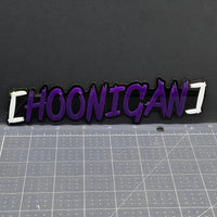 HOONIGAN 3D Emblem Set – 2PCS Multicolor Acrylic JDM Drift Car Fender Decals