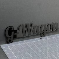 1X G-Wagon Black Emblem 3D Mercedes G-Class Badge for Rear, Fender, or Tailgate