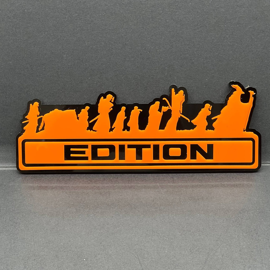 1PC Lord of the Rings Emblem – Custom 3D Multicolor Acrylic Car Badge