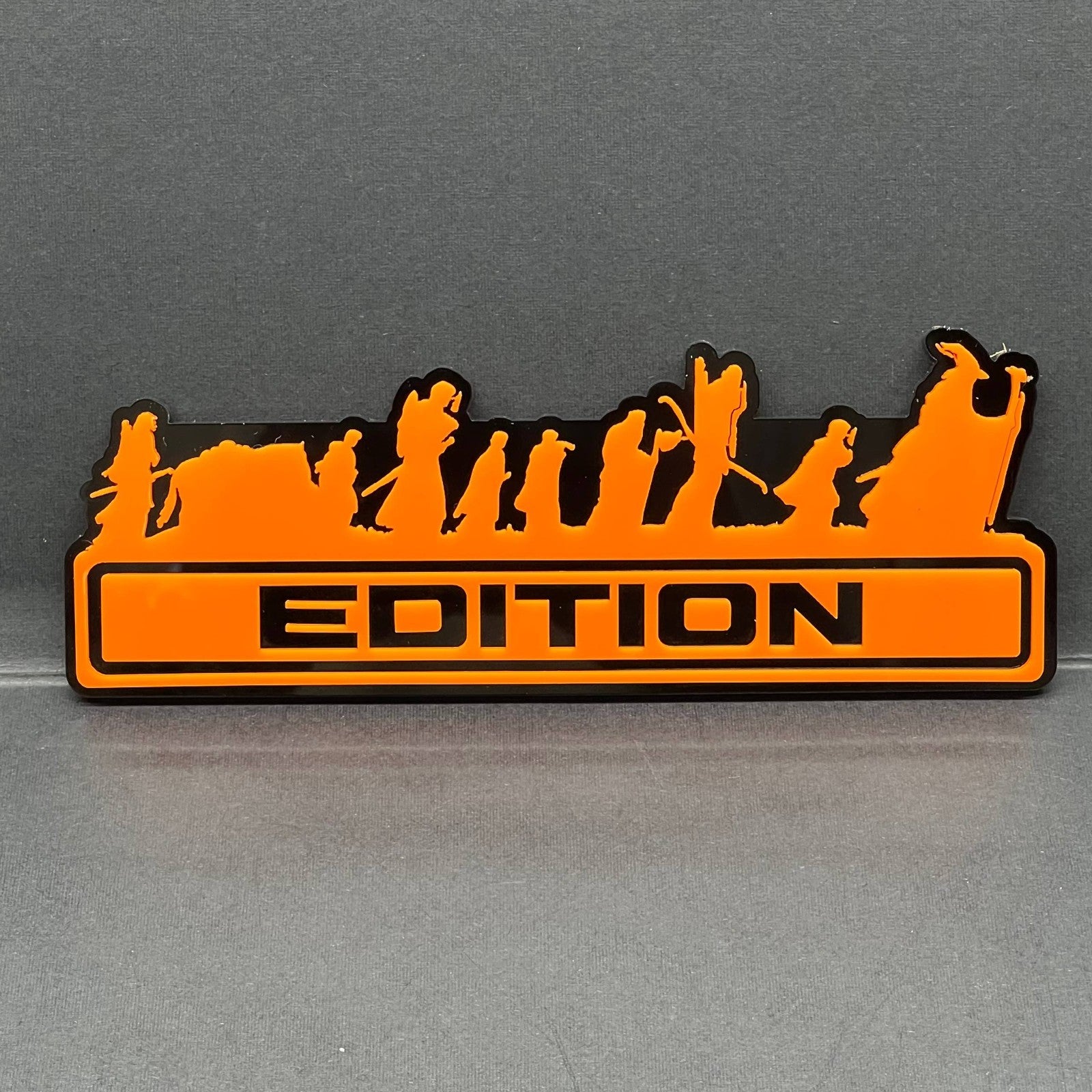 1PC Lord of the Rings Emblem – Custom 3D Multicolor Acrylic Car Badge