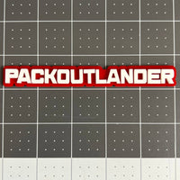 PACKOUTLANDER 3D Emblem – Custom Multicolor Acrylic Car Exterior Badge (1PC)