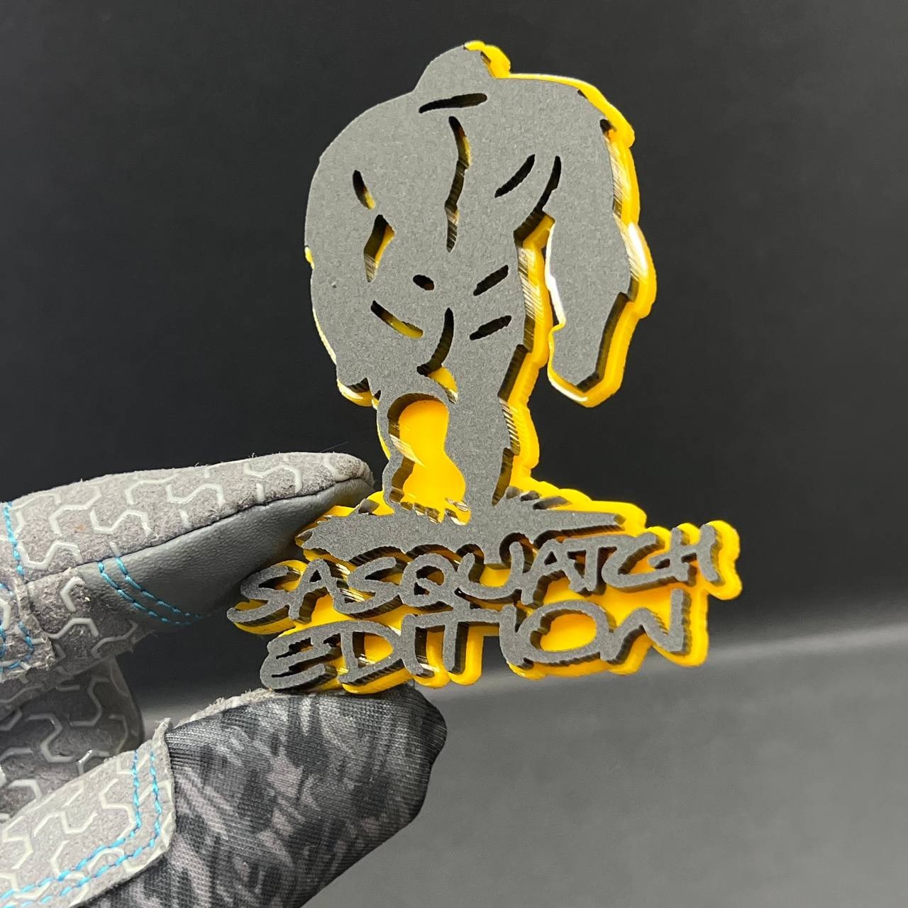 1pcs Sasquatch Edition Emblem – 3D Acrylic Badge Decal for Truck SUV Off-Road