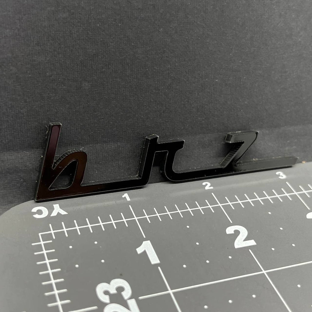 1pc BRZ 3D Emblem Badge – Multicolor Acrylic Car Exterior Decal for Subaru BRZ