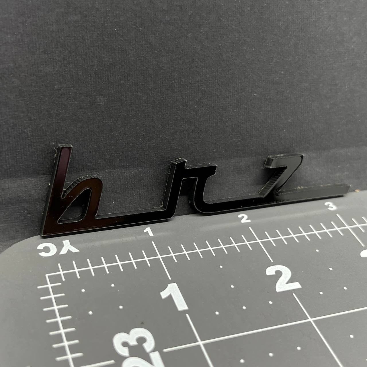 1pc BRZ 3D Emblem Badge – Multicolor Acrylic Car Exterior Decal for Subaru BRZ