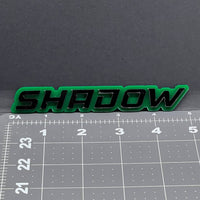 1PC SHADOW Emblem – 3D Acrylic Tailgate Badge Decal for Car, Truck, SUV