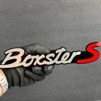 1PCS Boxster S Emblem – Premium 3D Multicolor Acrylic Car Exterior Badge
